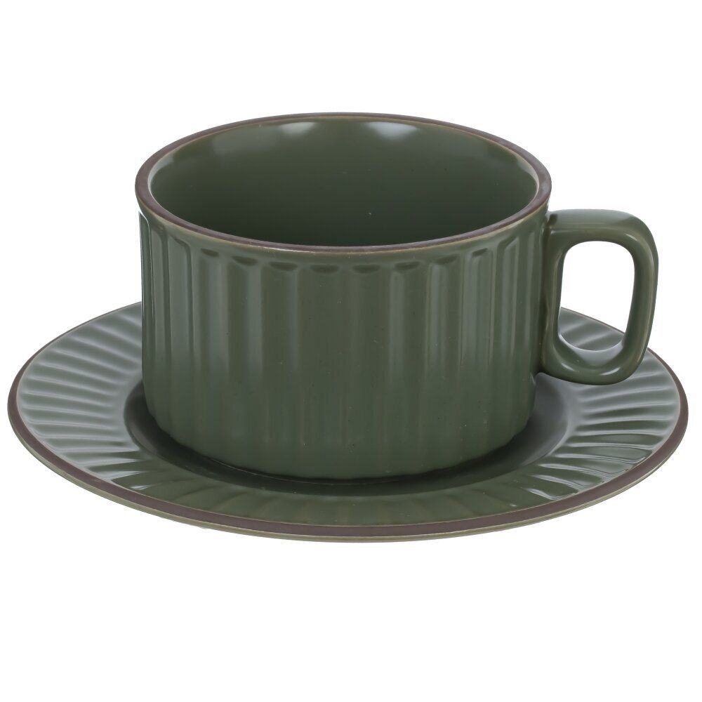 GAEM Чашка с блюдцем, 200 мл, L15 W15 H6 см