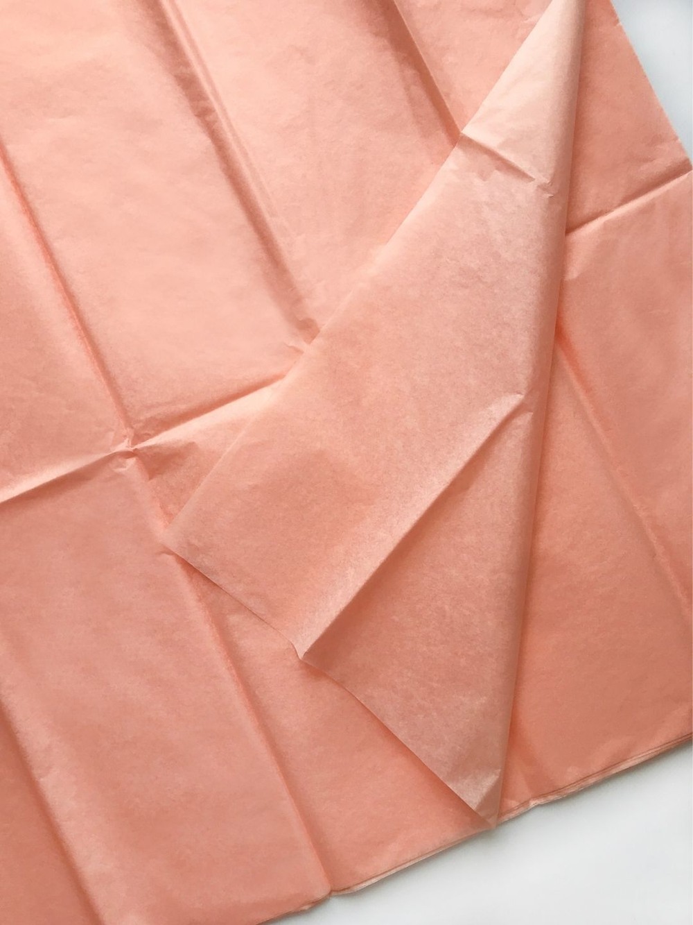 Бумага тишью 50 х 66 см (10 листов), персиковая