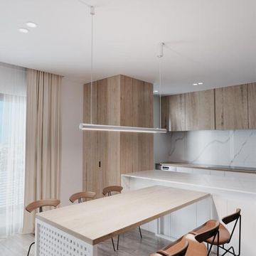 359306 OVER NT24 348 белый Светильник подвесной диммируемый со сменой цв.температуры (сенсор) IP20 LED 14W 2700/4000/6000K 220-240V FERMO