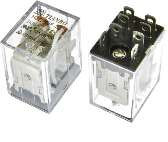 Реле электромагнитное HJQ-13F-2Z-220VAC ( 2 группы )