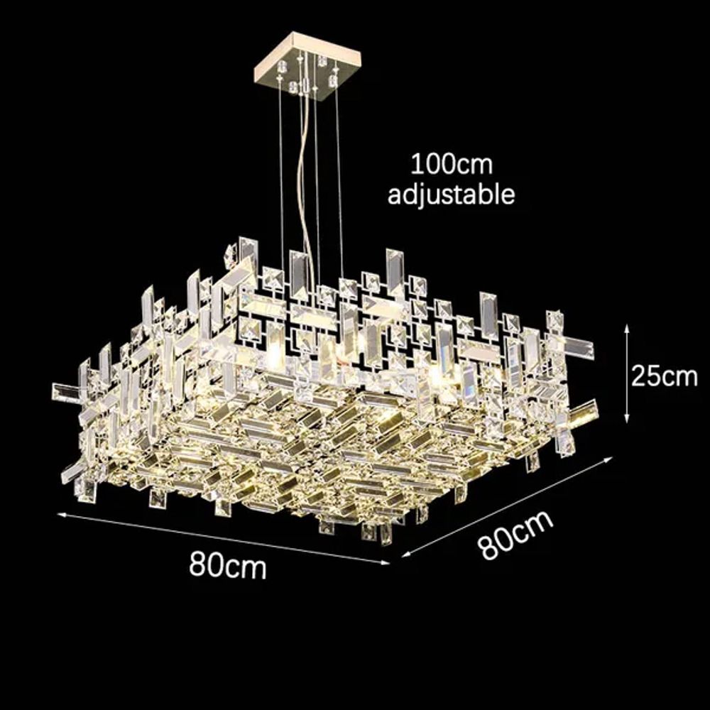 Люстра P7838-W80 chrome