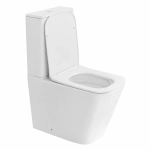 Унитаз Abber Rechteck AC1210TMW смыв торнадо, с крышкой микролифт, с бачком, безободковый, белый матовый