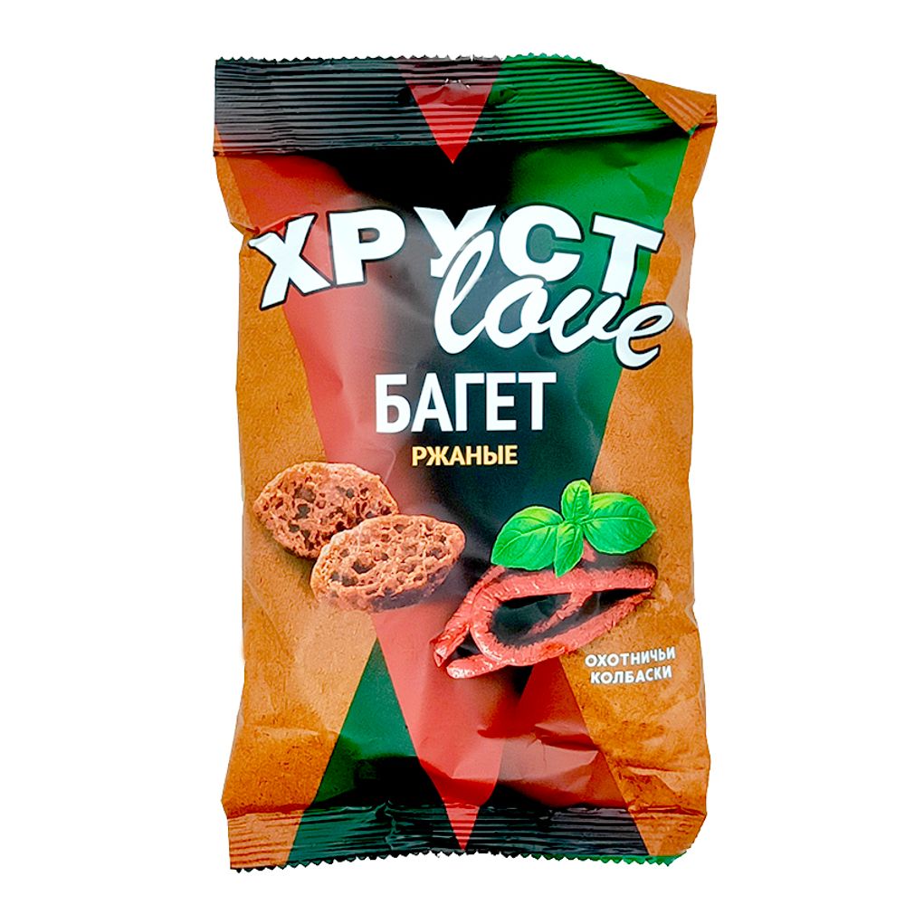 Сухарики-багет "ХрустЛав" ржаные 50гр