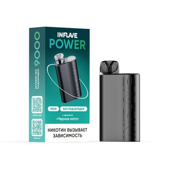 INFLAVE POWER 9000 Чёрная мята - Black mint