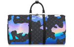 LOUIS VUITTON Keepall Bandouliere 55 Sunrise Monogram Eclipse Black/Grey/Multi