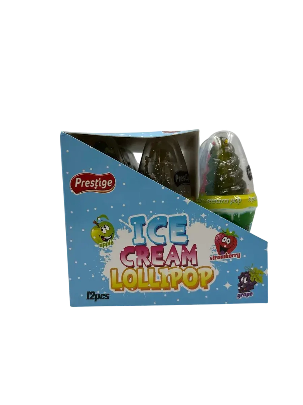 Леденцовая карамель в форме Мороженого ( 12шт по 25гр)