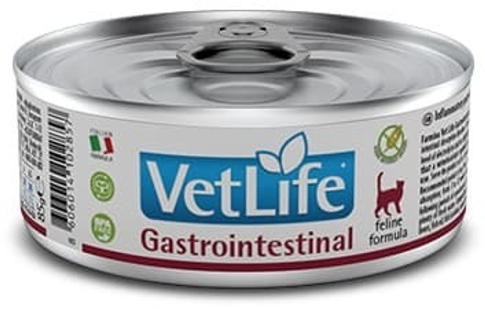 Farmina Vet Life Cat Gastro-Intestinal / при заболеваниях ЖКТ для кошек 85г