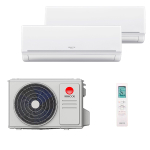 Мультисплит система на 2 комнаты Cherbrooke CSI-M07HRN1 x 2 / COI-2M14HN1