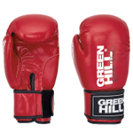 Бокс перчатки GREEN HILL PANTHER (BGP-2098) красный 12oz                                                                                .