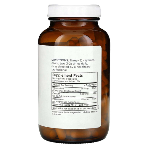 Metabolic Maintenance, Cal / Mag Plus с витамином D и витамином K2 MK-7, 180 капсул