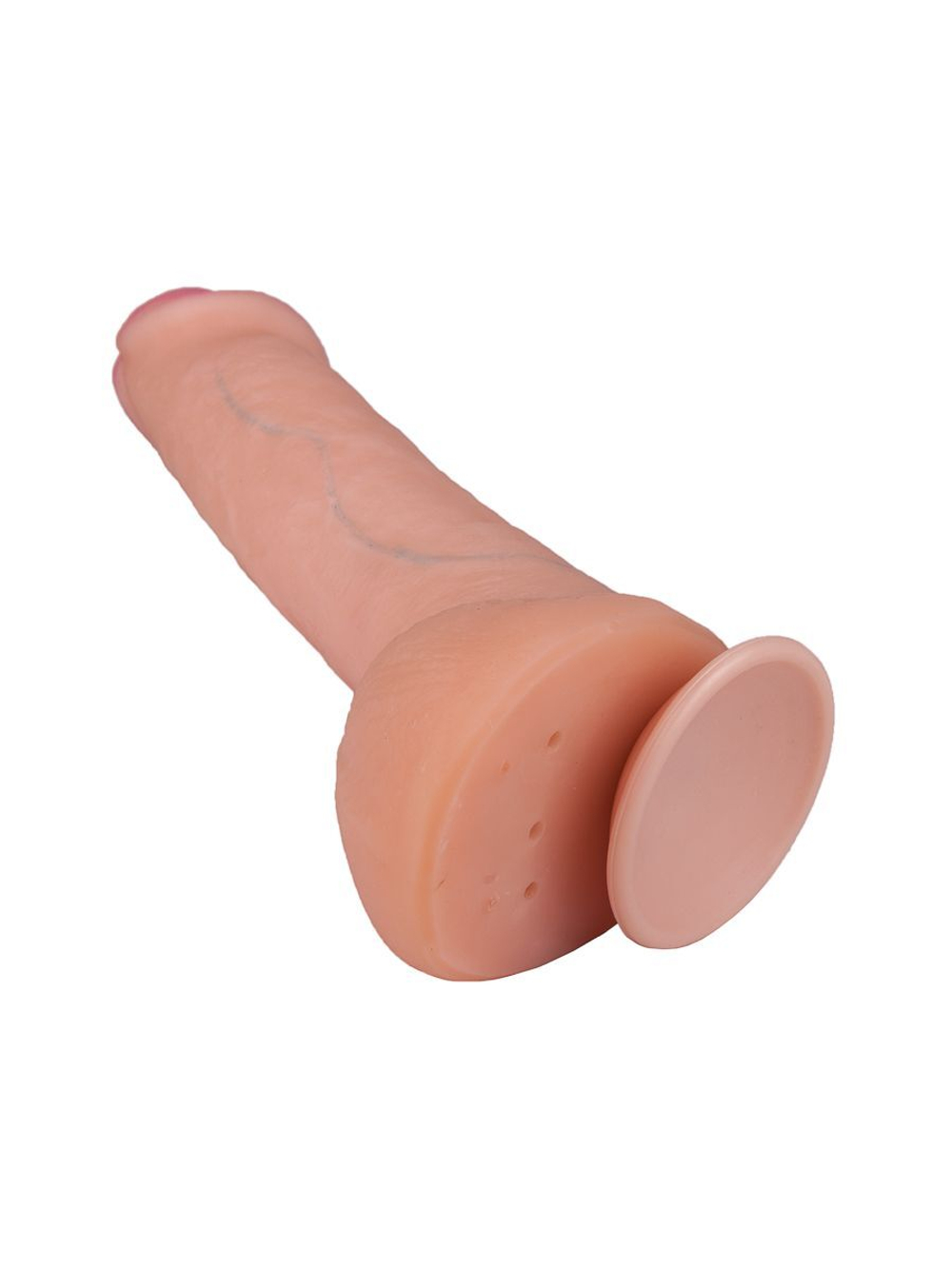 Фаллоимитатор на присоске F LINE - 23 см. (Цвет: телесный)