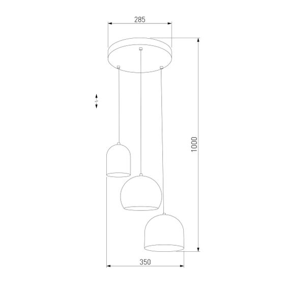 Подвесная люстра TK Lighting 2827 Tempre