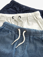 Шорты для мальчика Next 920-411, 3 шт., Черный, Серый, Белый