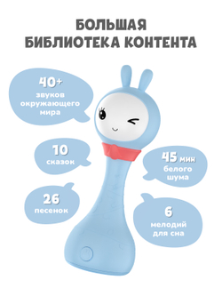 Интерактивная обучающая музыкальная игрушка Умный зайка alilo R1+ Yoyo