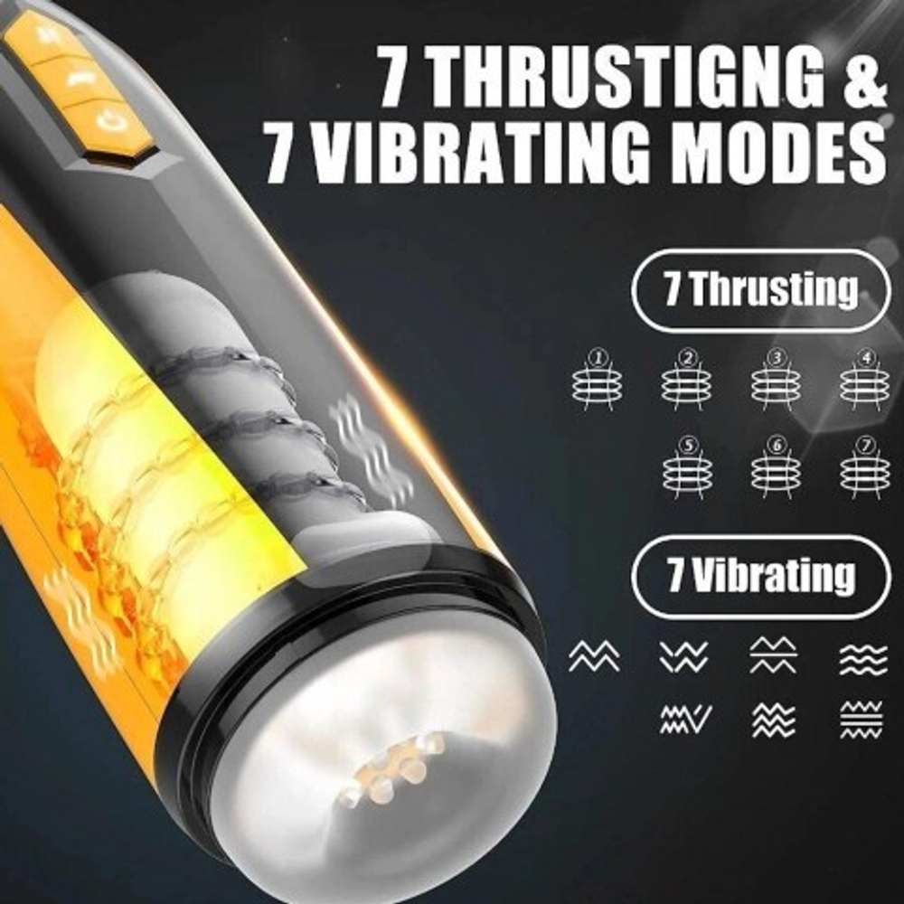 Автоматический мастурбатор JIUAI с мощной вибрацией