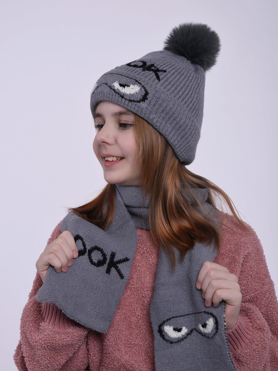 Комплект детский (Шапка+Шарф)
