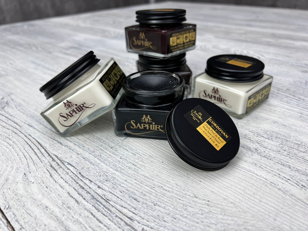 Крем Cordovan Чёрный 1053/01 для обуви, 75мл, стекло