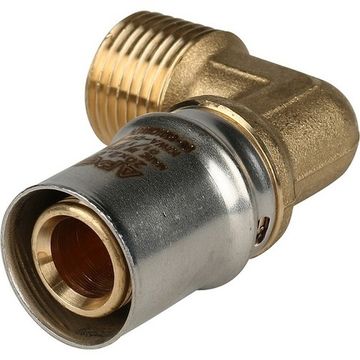Угольник пресс Stout 20x1/2" НР с наружной резьбой (SFP-0011-001220)