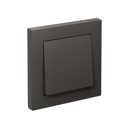 Выключатель 1-кл. AtlasDesign сх.1 10АХ в сборе базальт SE ATN001412