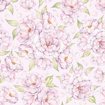 Wild Roses on pink Розы на розовом