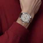 ZEPPELIN Automatic Mechanical Movement 50 meter Water Resistance Men"s Watches Watch 43mm White Dial