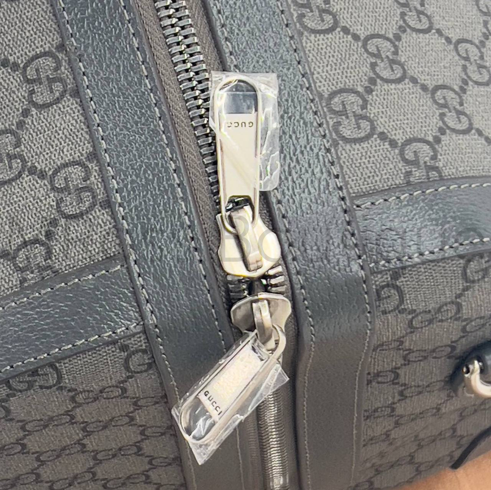 Мужская дорожная сумка Gucci Ophidia Duffle Bag Large серого цвета