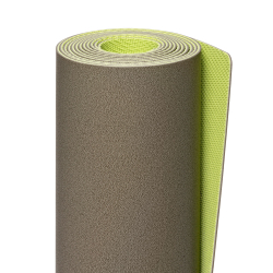 ULTRAцепкий легкий 100% каучуковый коврик для йоги Mandala Travel Coffee 185*68*0,2 см