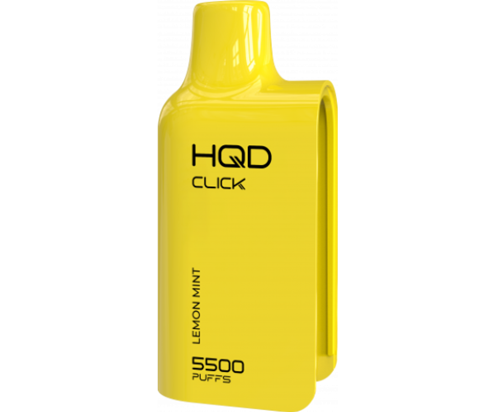 Картриджи HQD Click 5500 Мята лимон купить в Москве с доставкой по России
