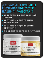 Набор всплывающих пигментов (золото+серебро)