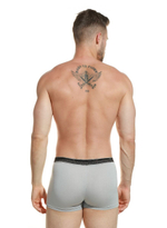 Мужские трусы-боксеры из микромодала с широкой мягкой резинкой (Размер: M) (Цвет: черный)