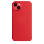 Накладка iPhone 14 Plus силикон красный