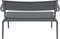 Диван пластиковый двухместный Paris Lounge темно-серый
