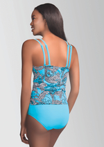 Купальник Танкини ортопедический после мастэктомии Tahiti Set Amoena, 42В/EU