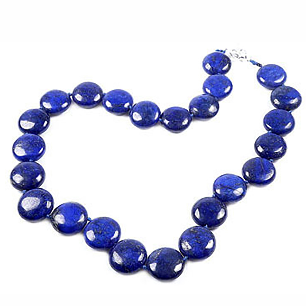 Бусы "Монетки" лазурит