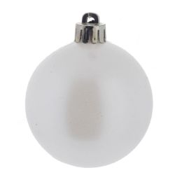 GAEM Набор из 6шт Украшение новогоднее Шар "Жемчужная сказка", D 6 см, L11,5 W6 H17 см