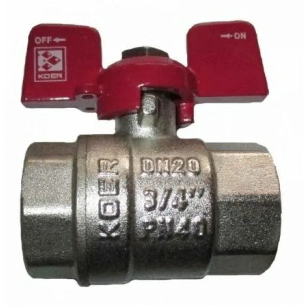 Кран шар. 3/4"ВВ б. KOER PN40