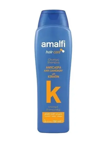 AMALFI шампунь Кератиновый от перхоти "Keratin anti-dandruff", для всех типов волос 750мл