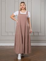 Сарафан 1251 серый Novita (Акция)