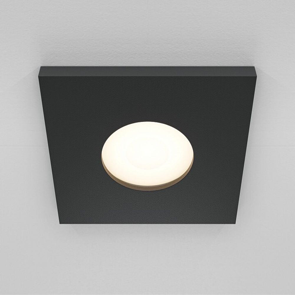 Встраиваемый светильник Maytoni Stark DL083-01-GU10-SQ-B