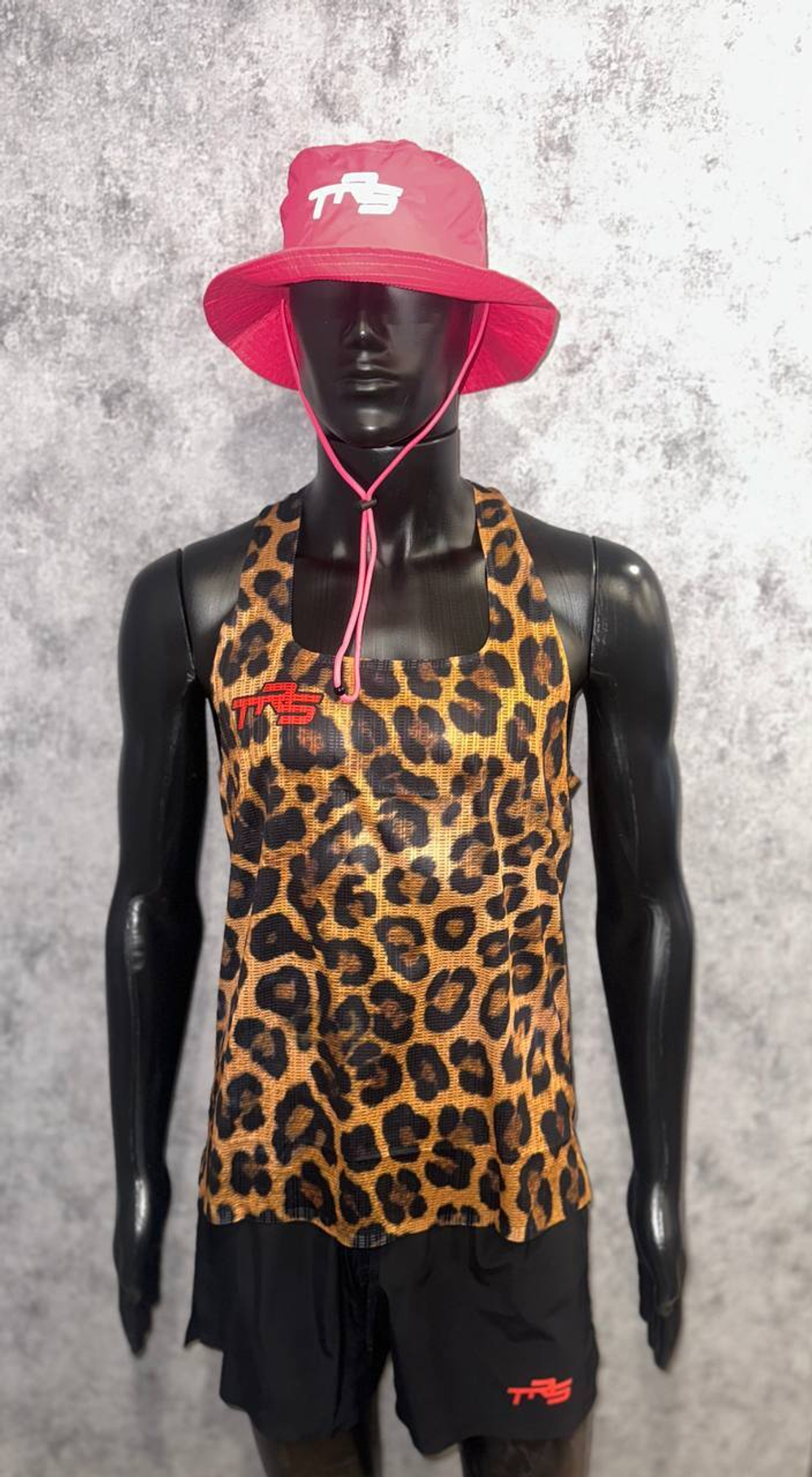 Майка для бега TRS Leopard m