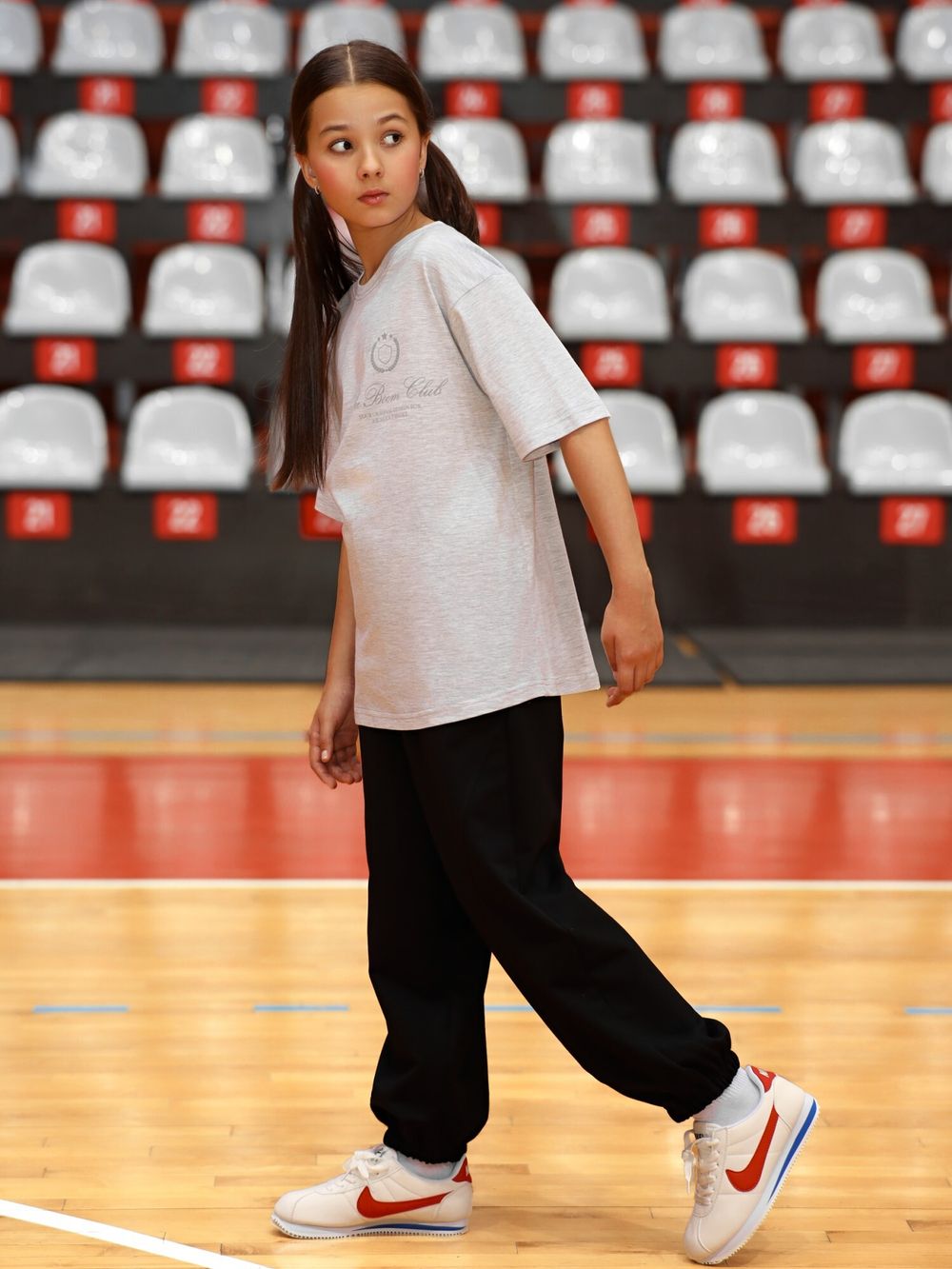 Брюки для девочки Успех-3 Виотекс ЧЁРНЫЙ