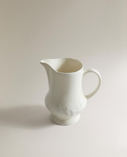 Zara Home кувшин из фарфора, цвет кремовый, 11 см