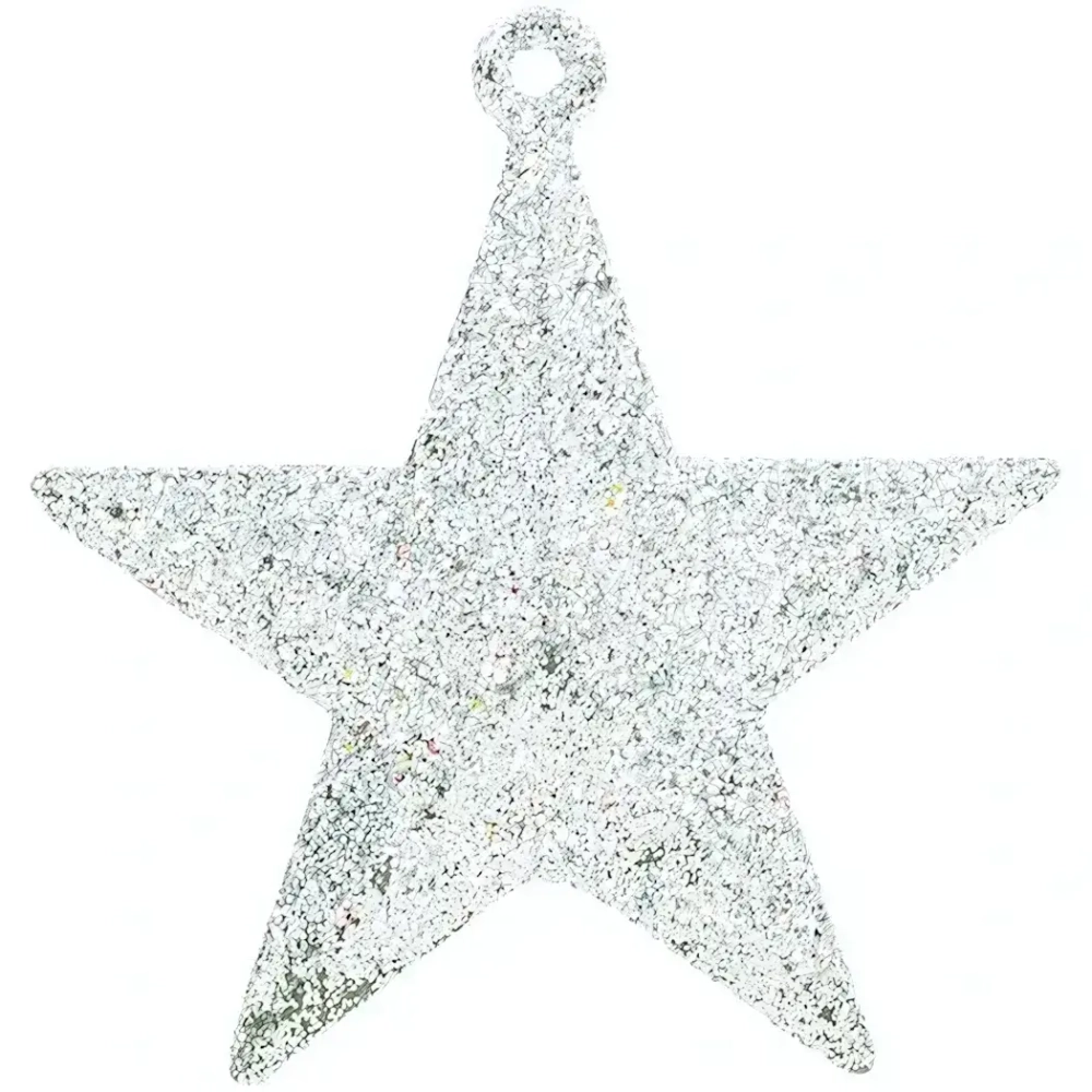 Ёлочное украшение Звездочкики 3шт.6см.