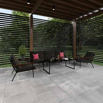 Лаунж зона Ideal Patio ФЕСТА маренго с трехместным диваном