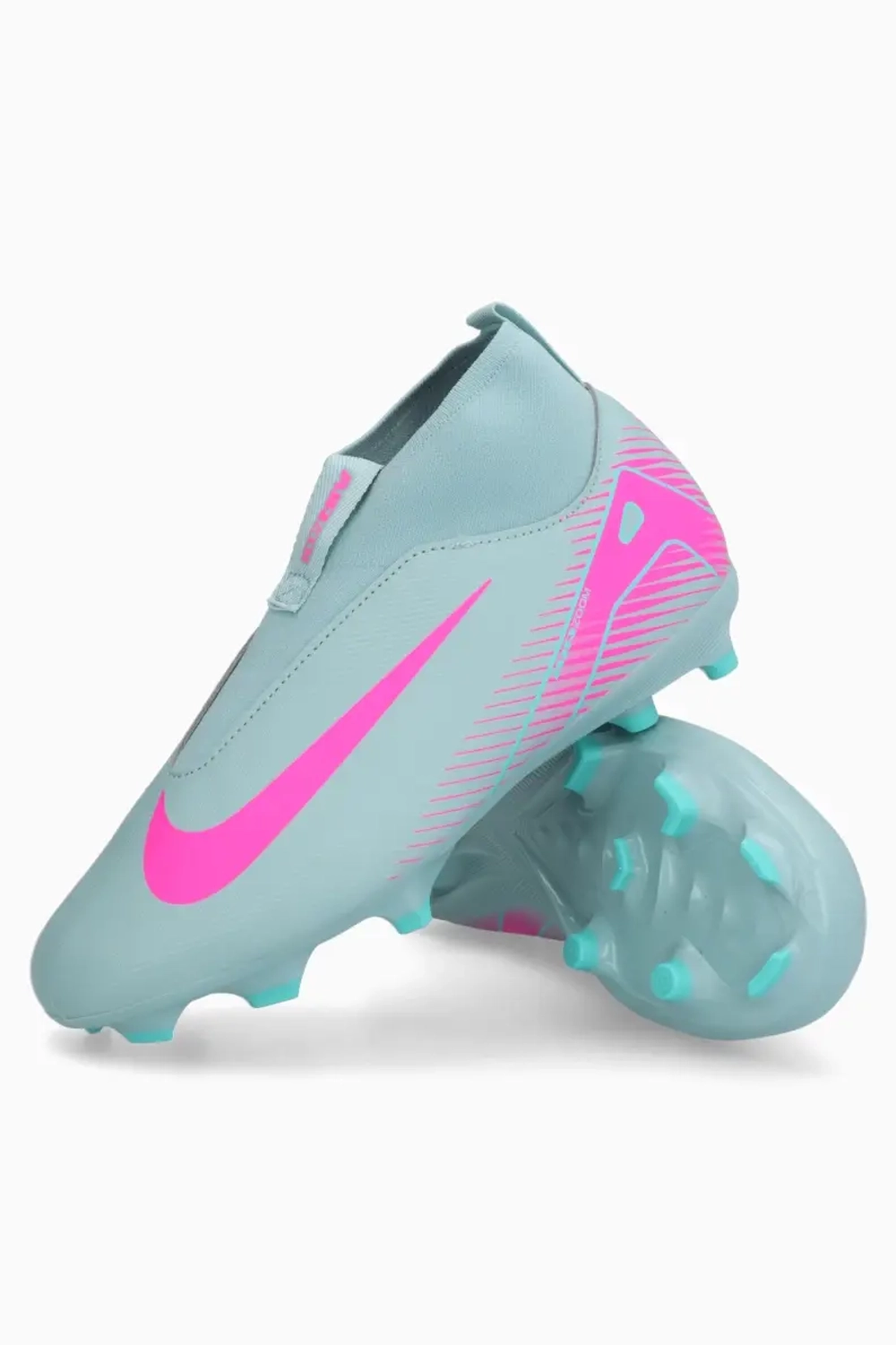 Бутсы Nike Zoom Mercurial Superfly 10 Academy FG/MG Junior - голубой