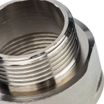 Переход с внутренней резьбы на наружную STOUT SFT 0008 - 1"1/2 x 1"1/4 (латунь никелированная)