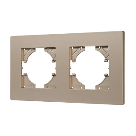 Рамка пластиковая FRM-PERIO-PL-2-GD (Arlight, -) 049753