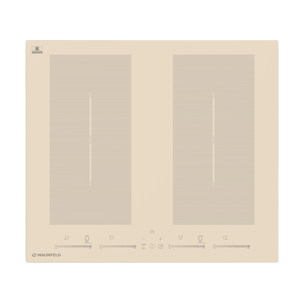 Индукционная варочная панель с двумя Flex Zone и Booster MAUNFELD EVI.594.FL2(S)-BG