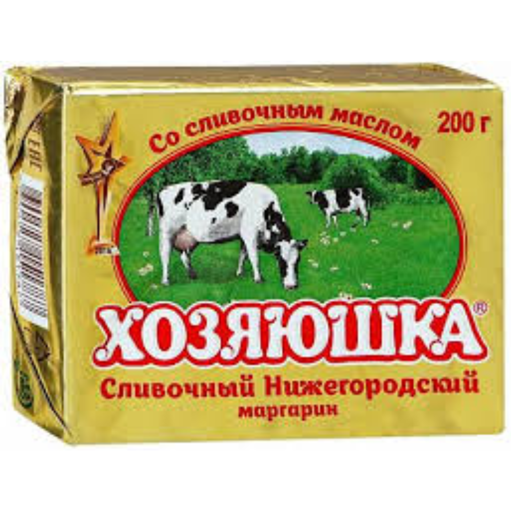 Маргарин Хозяюшка 60% 200 гр