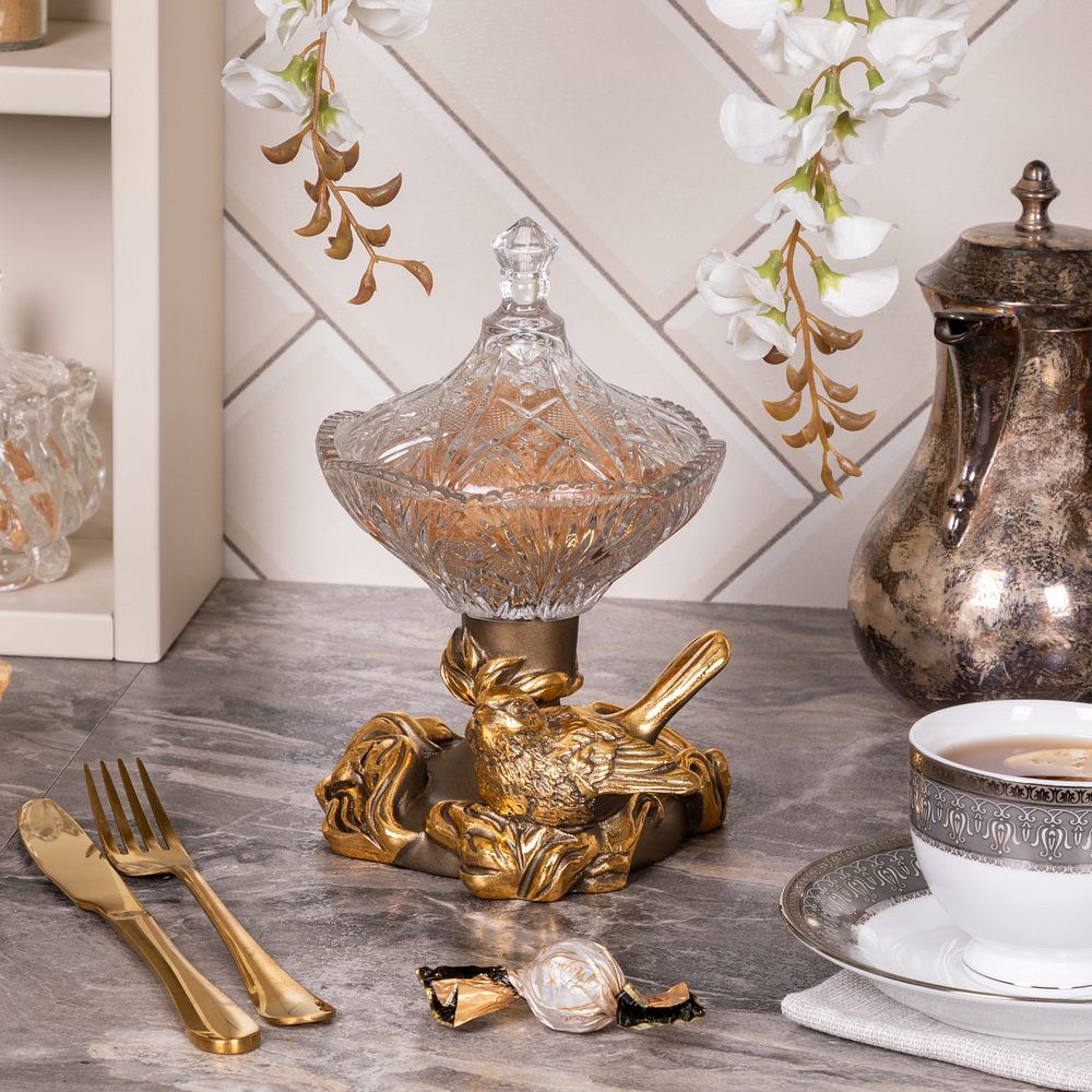 Сахарница-конфетница Белла Бронза